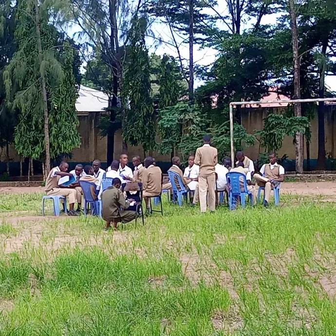 Clubs meeting at Shikaadabu Secondary School